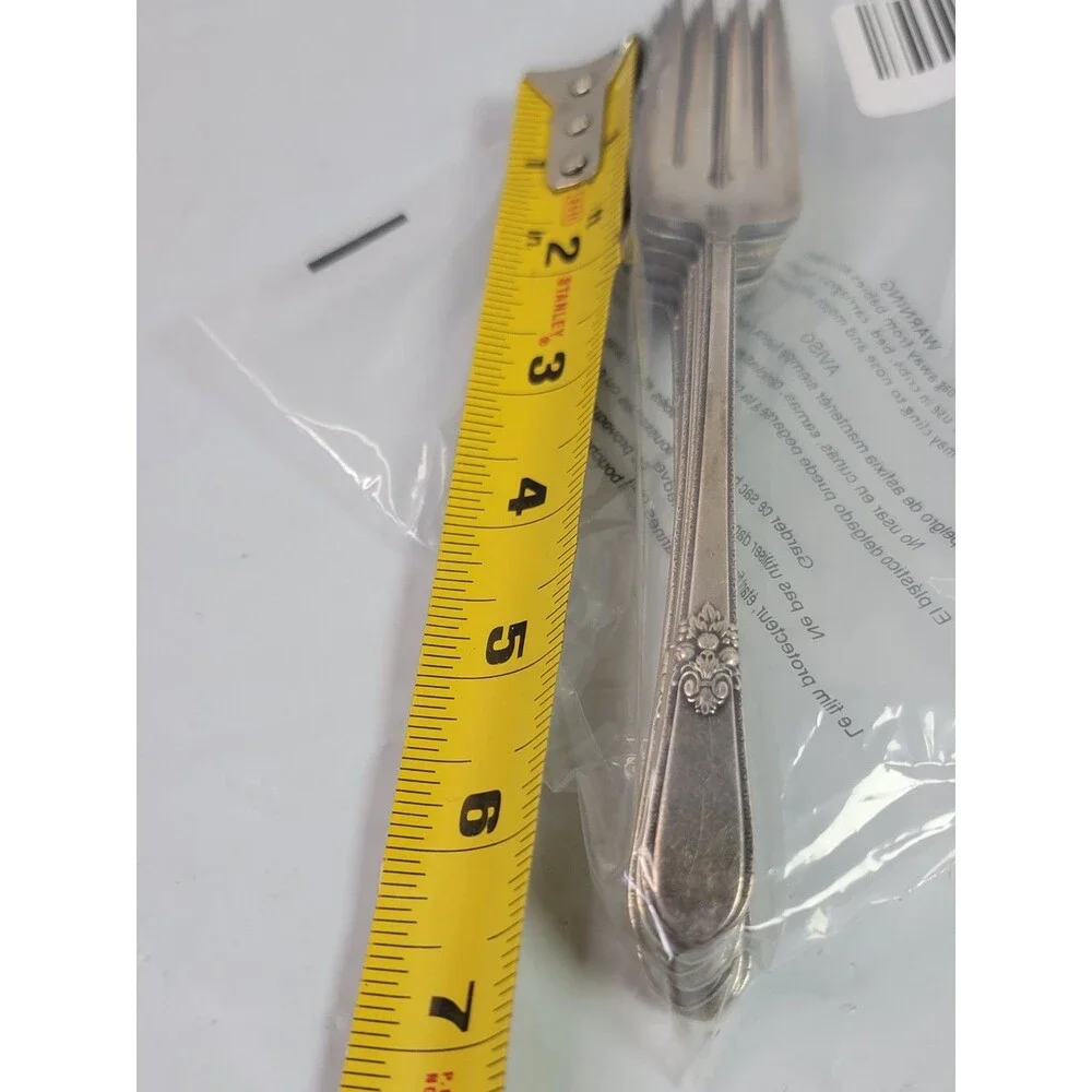 1847 Rogers Bros Adoration 1939 Silverplate Dinner Forks Vintage Lot of 6